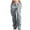 Grey, variant on Bmisegm Women High Waist Baggy Cargo Pants Cargo Jeans Jogger Pocket Loose Fit Straight Wide Leg Trouser Pants for Women Beige XXL