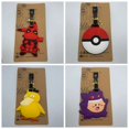 thumbnail image 3 of Figura de acción de Pokemon Kawaii Pikachu Charmander de dibujos animados, accesorios para bolso, etiqueta de equipaje, decoración colgante para maleta, 3 of 4