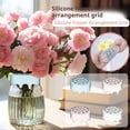 thumbnail image 6 of TNOBHG Flower Vase Grid 1/2pcs Silicone Flower Arrangement Holder Reusable Diy Vase Bouquet Spiral Ikebana Stem Holder Floral Arranger Grid Plant Fixation, 6 of 8