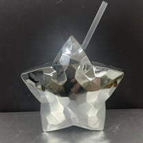 FRCOLOR Star Shaped Water Container Five-Pointed Star Sippy Cup Easy To Clean Drinking Cup With Straw Large Capacity Water Mug For Gym