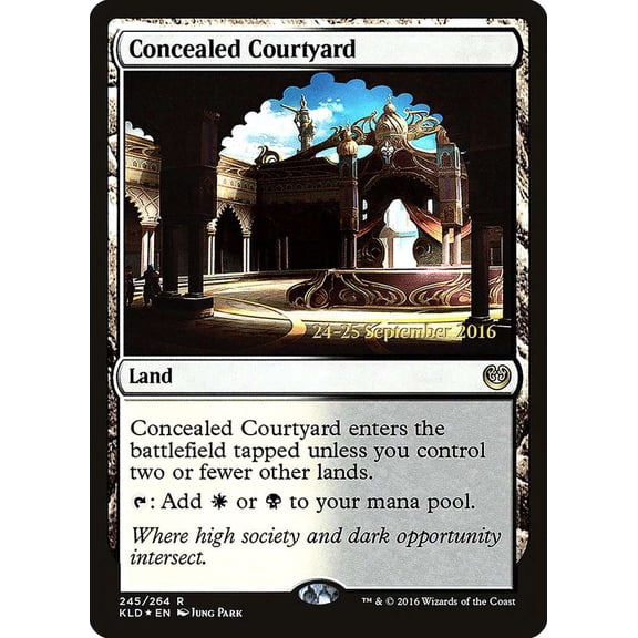 MtG Kaladesh Rare Concealed Courtyard (Prerelease FOIL) #245