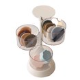 thumbnail image 4 of LCXmlly Storage Container Rotatable Storage Box Spacesaving 360 Degree Rotation Rubber Band Jewelry Makeup Puff Case for Daily Use, 4 of 6