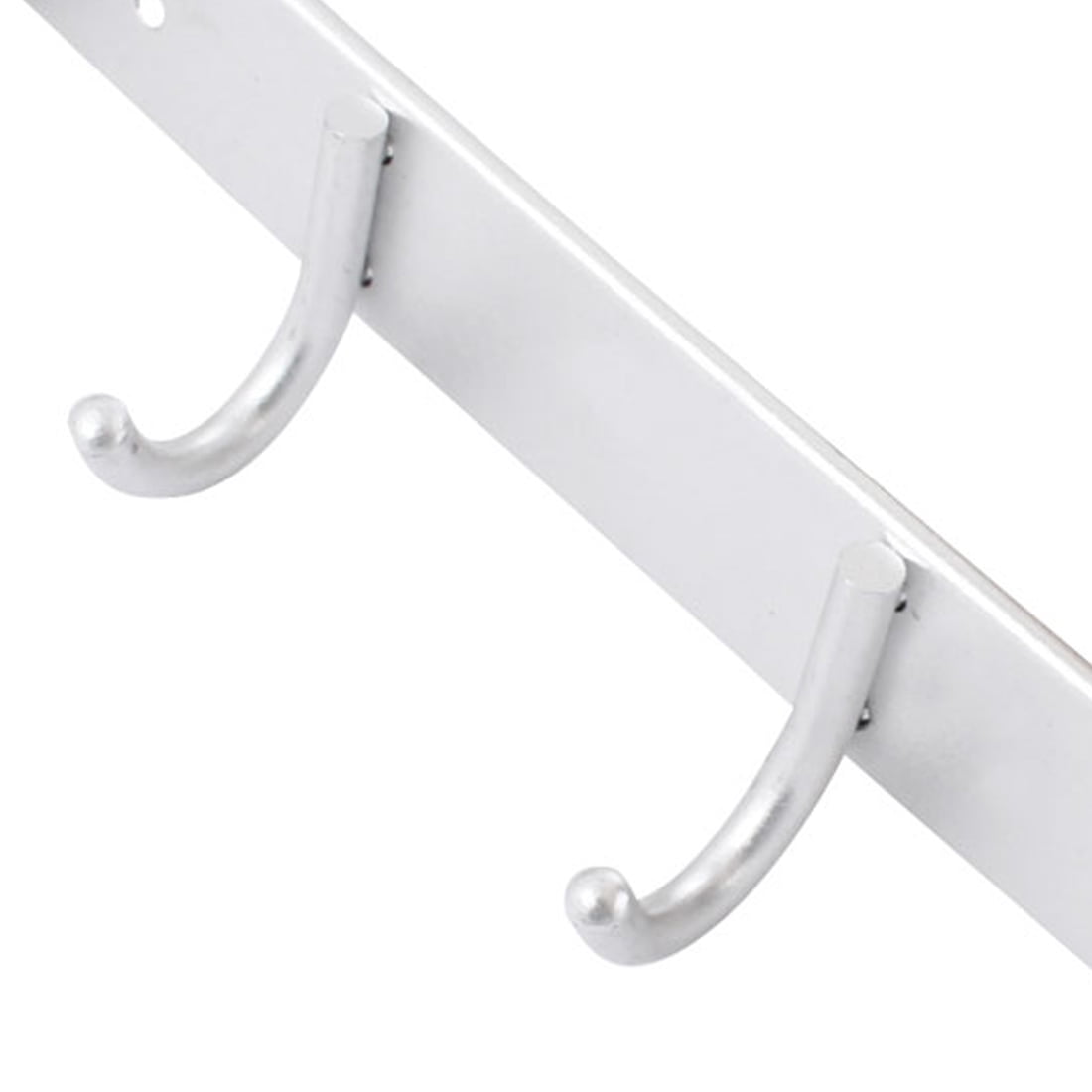 Unique Bargains Metal 4 Hooks Towel Hat Coat Clothes Wall Mount Rack Hanger for Home