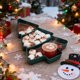 thumbnail image 4 of 2 Bandejas de Frutas con Forma de Árbol de Navidad y 3 Compartimentos, Ideales para Decorar Las Fiestas., 4 of 6