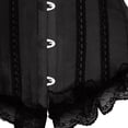 thumbnail image 4 of Ofreoo Women's Lace Patchwork Embroidery Solid Color Gothic Court Party Outside To Wear Corset, 4 of 8