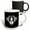 Multicolor, variant on 3drose, White on Black Art Deco Owl Monogram Letter E, 11oz Magic Transforming Mug