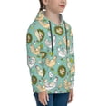 thumbnail image 3 of Lsque Chicken Laying Eggs Patten Youth Hoodie Sweatshirt Pullover with Kangaroo Pocket Boys and Girls Hoodie Warm Hoodie for Kids-Medium, 3 of 6