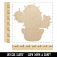 thumbnail image 2 of Hand Drawn Prickly Pear Cactus Doodle Wood Shape Unfinished Piece Cutout Craft DIY Projects - 6.25 Inch Size - 1/8 Inch Thick, 2 of 7