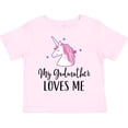 thumbnail image 3 of Inktastic My Godmother Loves Me Unicorn Girls Toddler T-Shirt, 3 of 5