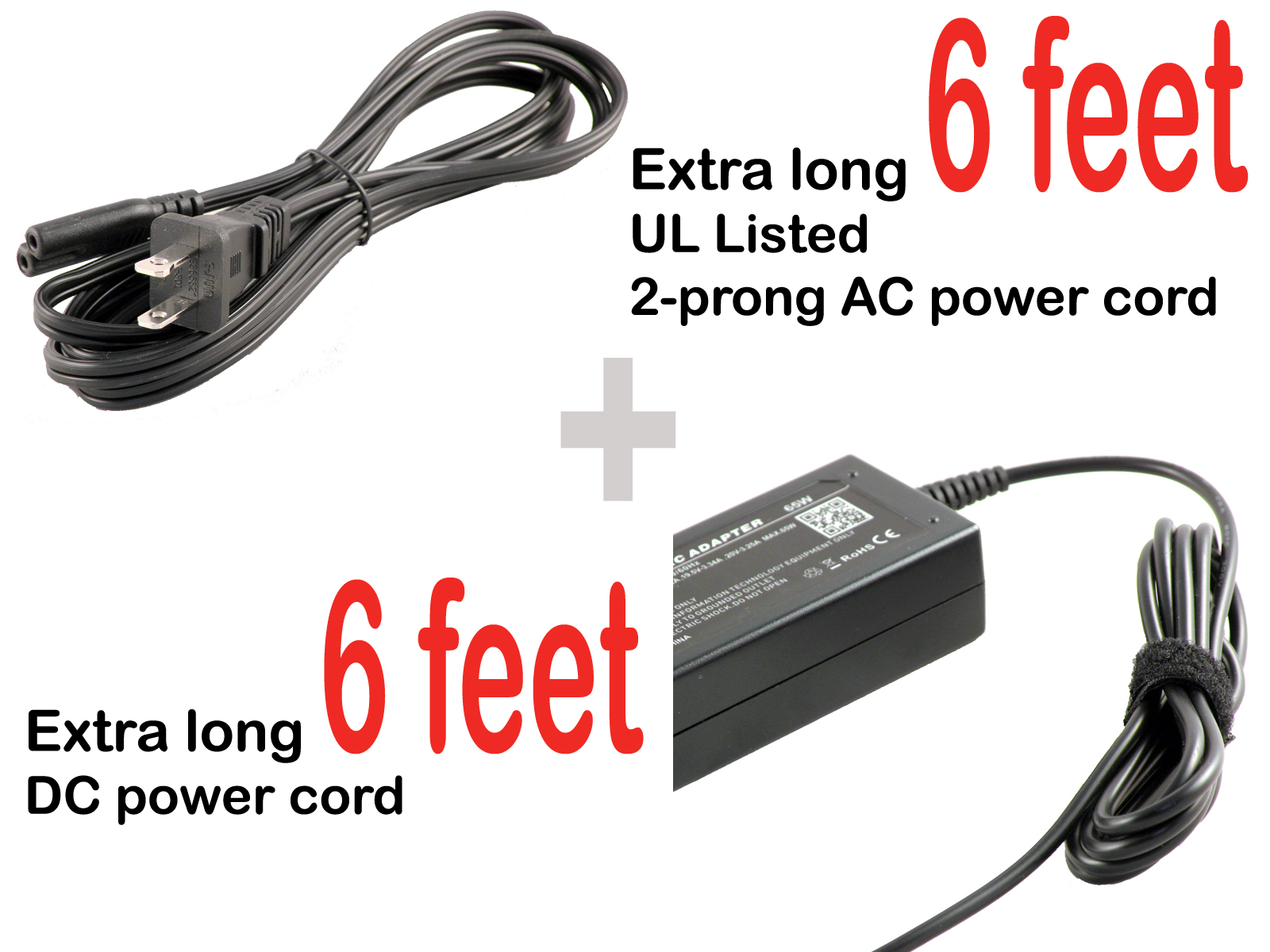 iTEKIRO 65W USB-C AC Adapter for Lenovo ThinkPad X1 Carbon 6th Gen 20KG 20KH; ThinkPad A285 20MW, A485 20MU, E485 20KU, E585 20KV; Lenovo Chromebook C330, S330, C630; Yoga C630-13Q50; Yoga C930-13IKB - image 4 of 6