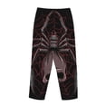 thumbnail image 5 of Disketp Spider With Skull Print Women'S Comfy Pajama Pants Casual Drawstring Palazzo Lounge Wide Leg Pants, 5 of 9