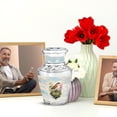 thumbnail image 6 of JAGASY Sparrow Urns for Daughter, Keepsake Funeral Flower Urn for Human Ashes Remains, Mini Floral Urns for Women Ashes, Cloud Funeral Urn Adult Male Cremation, 3 Inch, 6 of 7