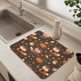 thumbnail image 6 of Dish Drying Mat Absorbent Dish Drainer Kitchen Counter 15.7x11.8inch Dish Drying Pad for Countertops Sinks Draining Racks Cute Foxes in Cute Costumes, 6 of 9