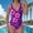 Multicolor, variant on uublik Sunscreen Swimsuit Women Multicolor V Neck Bathing Suits One Piece Ladies Athletic Backless Swim Suit