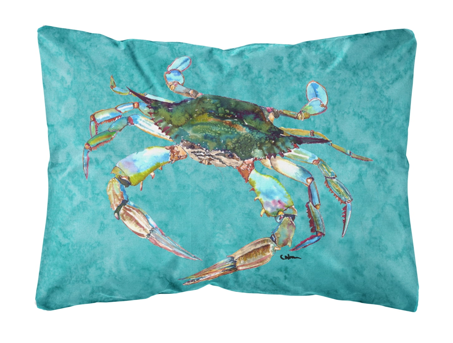 Crab Canvas Fabric Decorative Pillow