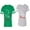 Men Green / Women Heather, variant on Her Beauty His Beast Matching Couple Cotton Jerseys (Men Green / Women Black) (Men S / Women S)
