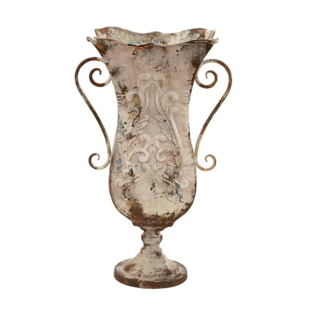- Durable Metal Vase With Antique Magnificence