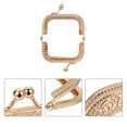 thumbnail image 4 of Unique Bargains Metal Purse Frames, 2.6' 5Pcs Kiss Lock Clasp Frame for Coin Bags DIY, Light Gold, 4 of 6