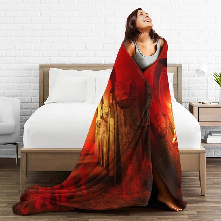 ZICANCN Anti-Pilling Flannel Bed Throw Blankets Hell Demons Devil
