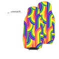 thumbnail image 4 of LAKIMCT Rainbow Stripes Car Seat Covers Vehicle Front Seat Covers Universal Fit Seat Protector, 4 of 9