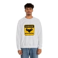 thumbnail image 4 of Danger Not for the Weak Unisex Heavy Blend Crewneck Sweatshirt, 4 of 4