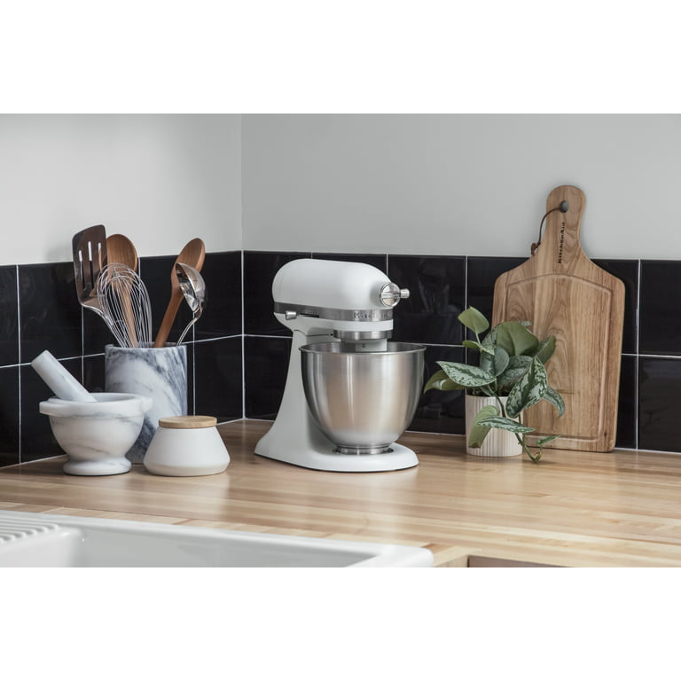 KitchenAid Artisan Mini 3.5-Quart Tilt-Head White Stand Mixer +