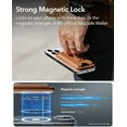thumbnail image 5 of ESR Magsafe Wallet Card Holder for Phone, Full Find My Functionality, Magnetic Geo iPhone Wallet, Brown, 5 of 10
