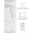 thumbnail image 4 of Comfort Canopy - 4-Piece Gray Coarse Paisley Bed Sheets Set for King Size Bedding, 4 of 11