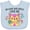 AE-Light Blue, variant on My Aunt and Uncle Love Me with Cute Kitten and Flowers Boys or Girls Baby Bib