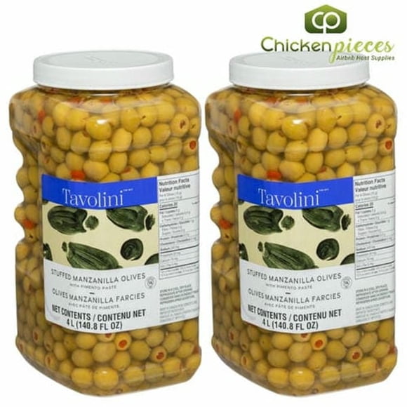 Tavolini Olives Vertes Manzanilla Farcies 4 L/8,45 Lb