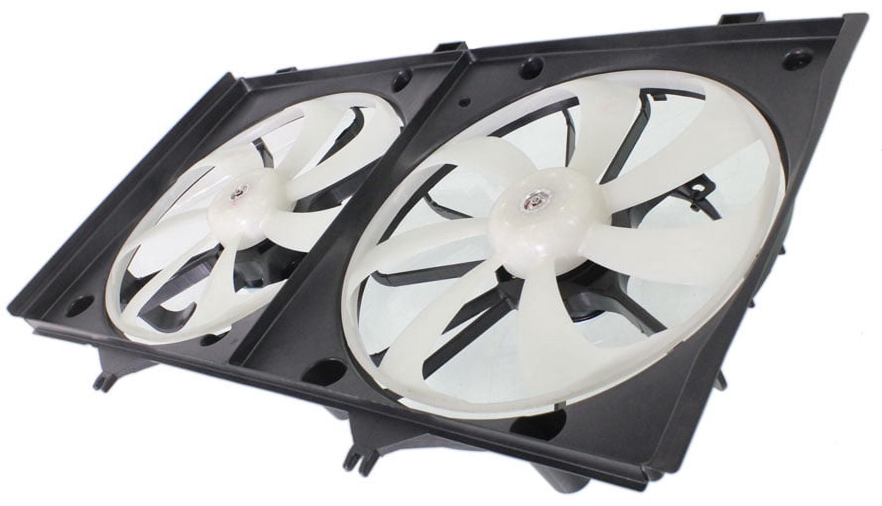 Replacement REPT160916 Cooling Fan Assembly Compatible with 2007-2010 Toyota Camry Radiator