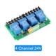thumbnail image 3 of Ygjytge Módulo Relé 4 Canales 30A 5V 12V 24V para Control Automatización PLC (4 Canales 24V), 3 of 9