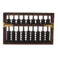 thumbnail image 2 of Abacus Chinese Calculator wood of vintage Educational Mathematics Tool, 2 of 7