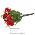 thumbnail image 1 of Simulation Flower 1 Branch Fresh-keeping Flexible Chic Eye-catching Faux Silk Carnation Flower, 1 of 4