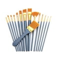 thumbnail image 2 of ROYAL & LANGNICKEL 15-Piece Golden Taklon Big Brush Set – Assorted Acrylic Artist Paintbrushes, 2 of 8
