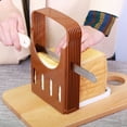 thumbnail image 2 of DPTALR Bread Slicer Foldable Toast Evenly Cutting Tools Slice Helper Kitchen Home Tool, 2 of 9