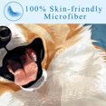 thumbnail image 3 of Dog Soft and Warm Microfiber Custom Throw Blanket: Printed Lightweight Throw Blankets for Sofa, Bed, Couch, Office, and Camping, 3 of 6