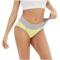 thumbnail image 7 of Lmnyox 4 Pack High Waist Underwear for Women Plus Size Full Coverage Briefs Breathable No Show Panties, 7 of 7
