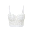 thumbnail image 4 of Franhais Women Tanks Tops with Pearl Decoration, Adjustable Detachable Silicone Gather Summer Clothing, 4 of 9