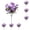 Purplex7, variant on Artificial Flowers Bouquet,Silk Floral Arrangements Faux Plant for Home Decor, Wedding Bride Bouquet, Floral Tables Centerpieces – Sage Green Decor for Indoor Vase by Elapind