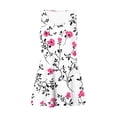 thumbnail image 6 of Erwazi Summer Dresses for Women Print V Neck Sleeveless Midi Dress A-Line Trendy Classic Daily Casual Dresses with Pocket, 6 of 6