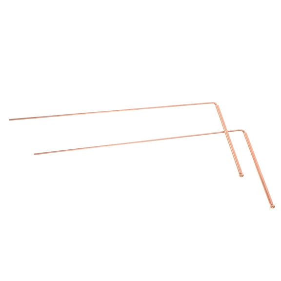 unbranded 1 set Copper Dowsing Rods Divining Rods for Ghost Hunting Tools Divining Water Treasure Buried Items Etc Golden