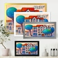 thumbnail image 4 of Designart 'Colorful Autumn Trees and A House With Red Roof' Modern Framed Art Print, 4 of 4