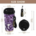 thumbnail image 2 of 500ml Double-Wall Vacuum Insulated Tumblers Stainless Steel Coffee Tumbler with Ceramic Coating Purple Color Texture, 2 of 8