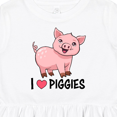 thumbnail image 4 of Inktastic I Love Piggies Cute Pig Girls Toddler Dress, 4 of 5
