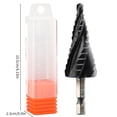 thumbnail image 5 of Step Drill Bit,Plated Drill 12 3/16 7/8 Steel Drill Cobalt Drill 3/16 7/8 Bit M35 Stainless Steel Speed Steel Drill 12 M35 Bit With By With By Speed Twirltide 12 M35 Tialn Drill Drill Speed, 5 of 5