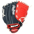 thumbnail image 5 of Rawlings Players Series Tee Ball Glove W/ Ball, 9.5 inch, Red/Navy, Right Hand Throw, 5 of 7
