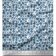 thumbnail image 1 of Soimoi Velvet Fabric Flower Artistic Print Fabric by The Yard 58 Inch Wide, 1 of 3