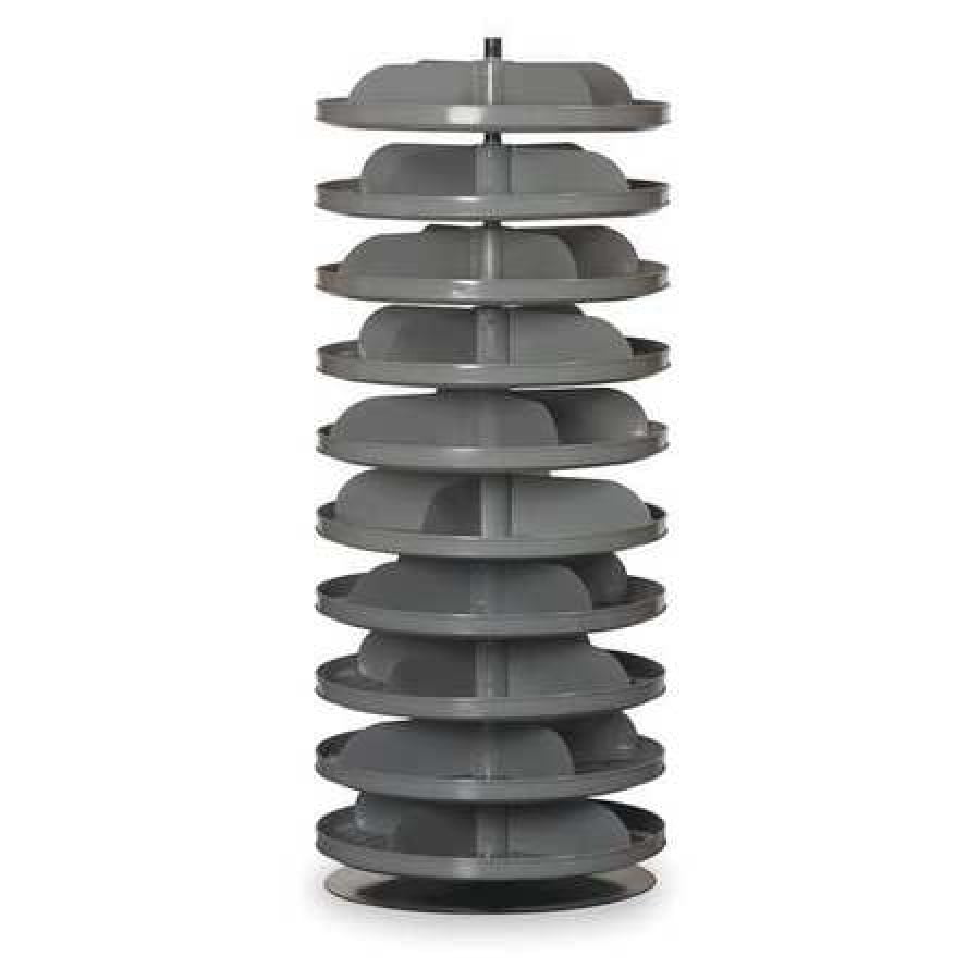 DURHAM MFG 111095 Prime Cold Rolled Steel Revolving Storage Bin , 17