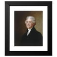 thumbnail image 2 of Gilbert Stuart 20x24 Black Modern Framed Museum Art Print Titled - Thomas Jefferson (C. 1821), 2 of 5